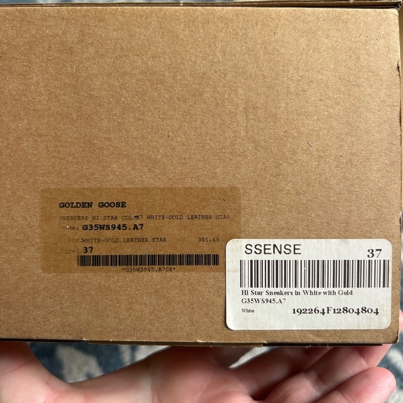 Golden Goose Hi Star Leather Low-top Sneakers in White excellent conditi… - Picture 10 of 11